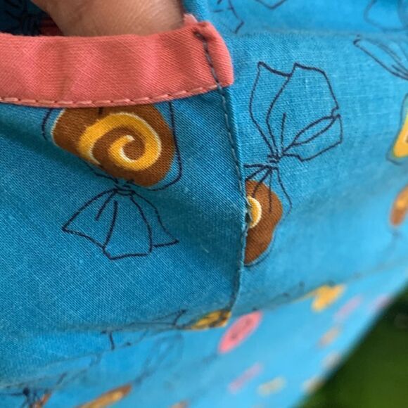 Vintage Handmade Half Apron Wrapped Candy Pattern - Picture 10 of 17